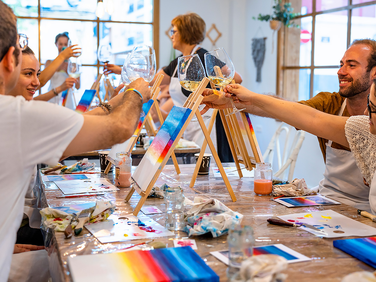 Sip and paint party